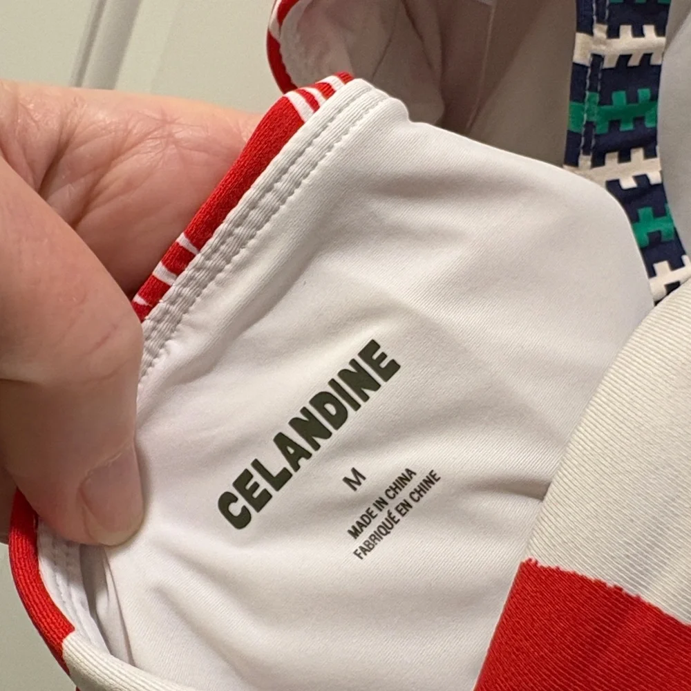Celandine x Grace Gillespie Marcela Plunge One-Piece NWT M Anthro - Picture 12 of 14